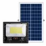 Đèn pha năng lượng mặt trời 200W JinDian JD-8200L - Ánh sáng vàng