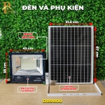 Đèn Pha Năng Lượng Mặt Trời ORIANA DB-9800 (800W)