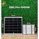 Đèn Pha Năng Lượng Mặt Trời ORIANA DB3-PRO-1000W (1000W)