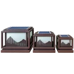 Đèn Trụ Cổng Vuông ORIANA PL-0113 (380x380xH300)