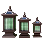 Đèn Trụ Cổng Tháp Mái Chùa ORIANA PL-0304 (180x180xH400)
