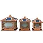 Đèn Trụ Cổng Mái Chùa ORIANA PL-0308 (400×400×H450)