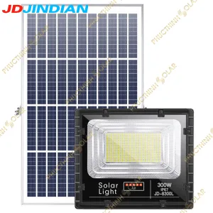 Đèn pha năng lượng mặt trời 300W JinDian JD-8300L
