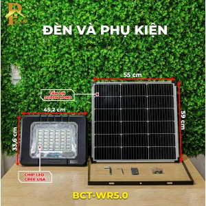 Đèn Pha Năng Lượng Mặt Trời BLUE CARBON BCT-WR5.0 (400W)