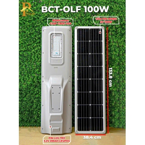 Đèn Đường Năng Lượng Mặt Trời BLUE CARBON BCT-OLF-100W