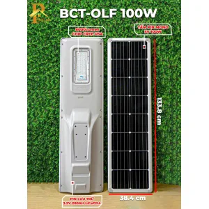 Đèn Đường Năng Lượng Mặt Trời BLUE CARBON BCT-OLF-100W