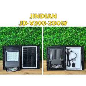 Đèn Pha Năng Lượng Mặt Trời JINDIAN JD-V200 (200W)