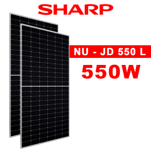 Tấm Pin Năng Lượng Mặt Trời Sharp 550W Mono | NU - JD 550 L