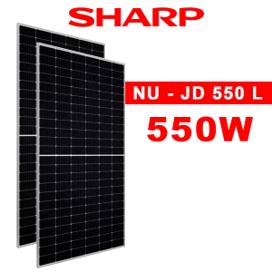 Tấm Pin Năng Lượng Mặt Trời Sharp 550W Mono | NU - JD 550 L