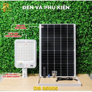 Đèn Pha Năng Lượng Mặt Trời ORIANA DB-8500-S (500W)