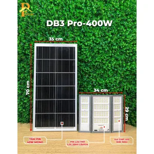 Đèn Pha Năng Lượng Mặt Trời ORIANA DB3-PRO-400W (400W)