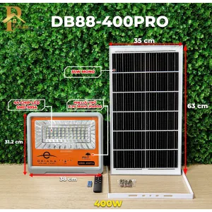 Đèn Pha Năng Lượng Mặt Trời ORIANA DB88-400PRO (400W)
