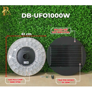 Đèn UFO Năng Lượng Mặt Trời ORIANA DB-UFO1000 (1000W)