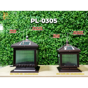 Đèn Trụ Cổng Mái Chùa ORIANA PL-0305 (300x300xH430)