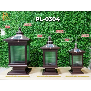 Đèn Trụ Cổng Tháp Mái Chùa ORIANA PL-0304 (320x320xH640)