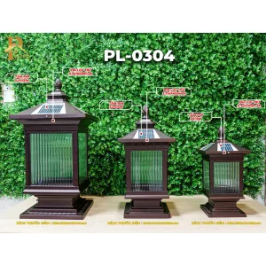 Đèn Trụ Cổng Tháp Mái Chùa ORIANA PL-0304 (320x320xH640)