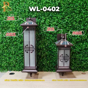 Đèn Treo Tường Mái Chùa ORIANA WL-0402 (200x240xH800)