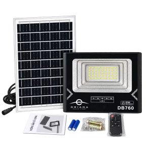 Đèn Pha Năng Lượng Mặt Trời ORIANA DB-760 (60W)