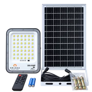 Đèn Pha Năng Lượng Mặt Trời ORIANA DB-8100P (100W)