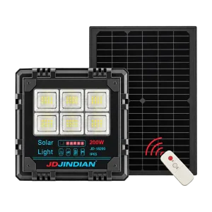 Đèn Pha Năng Lượng Mặt Trời JINDIAN JD-18200 (200W)