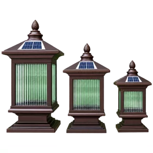 Đèn Trụ Cổng Tháp Mái Chùa ORIANA PL-0304 (240x240xH480)