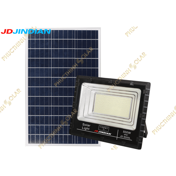 Đèn pha năng lượng mặt trời 500W JinDian JD-8500L