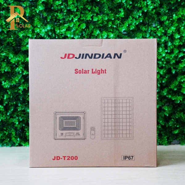 Đèn Pha Năng Lượng Mặt Trời JINDIAN JD-T200 (200W)