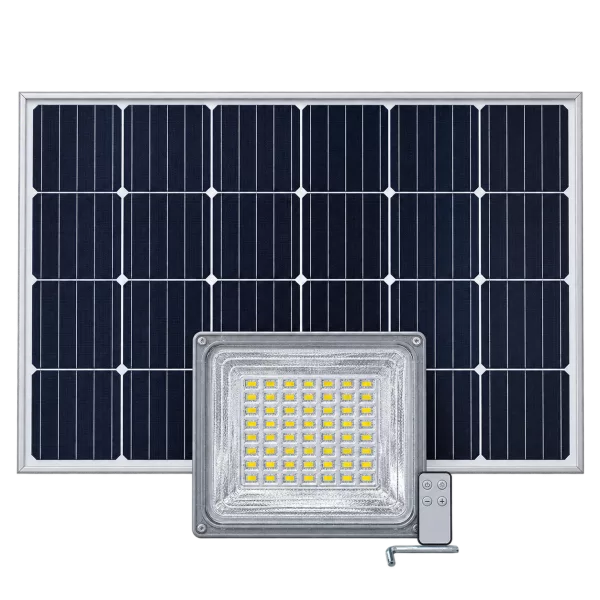 Đèn Pha Năng Lượng Mặt Trời BLUE CARBON BCT-WW6.0 (500W) - Tấm pin MONO
