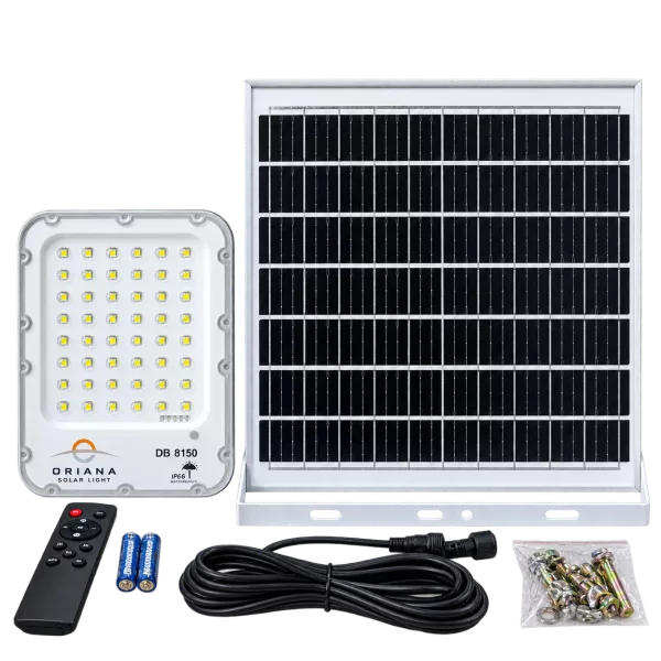 Đèn Pha Năng Lượng Mặt Trời ORIANA DB-8150 (150W)