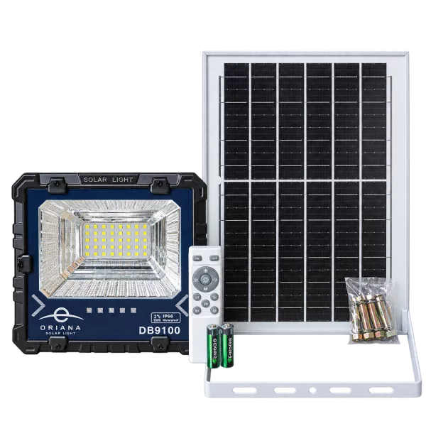 Đèn Pha Năng Lượng Mặt Trời ORIANA DB-9100 (100W)