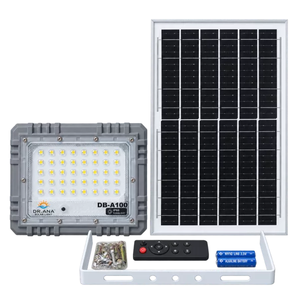 Đèn Pha Năng Lượng Mặt Trời ORIANA DB-A100 (100W)
