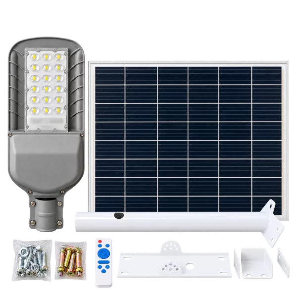 Đèn Đường Năng Lượng Mặt Trời ORIANA DB01-ECO (30W)