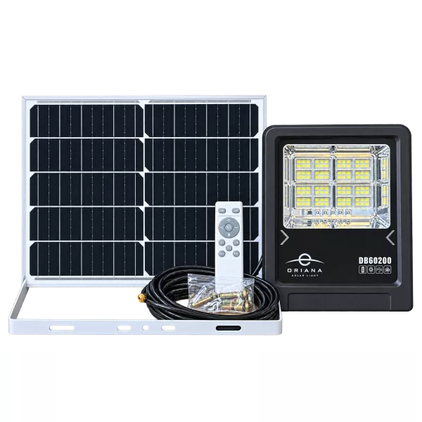 Đèn Pha Năng Lượng Mặt Trời ORIANA DB60200 (200W)