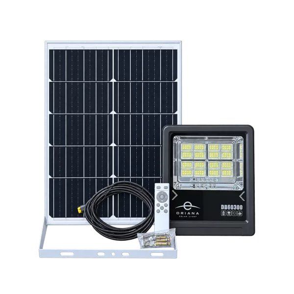 Đèn Pha Năng Lượng Mặt Trời ORIANA DB60300 (300W)