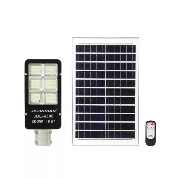 Đèn Đường Năng Lượng Mặt Trời JINDIAN JDE-6300 NEW (300W)