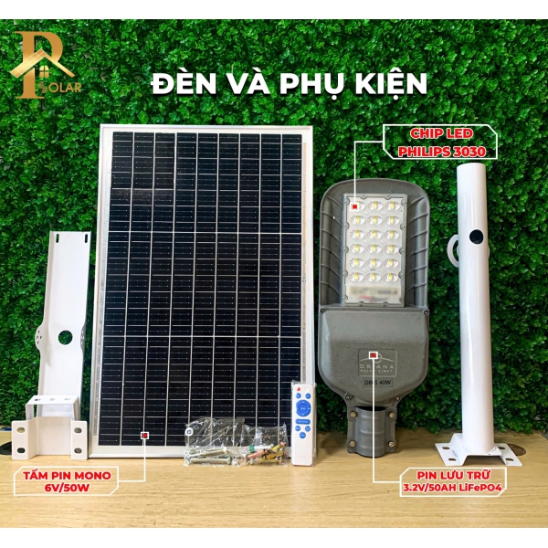 Đèn Năng Lượng Mặt Trời ORIANA 40W | DB01-1