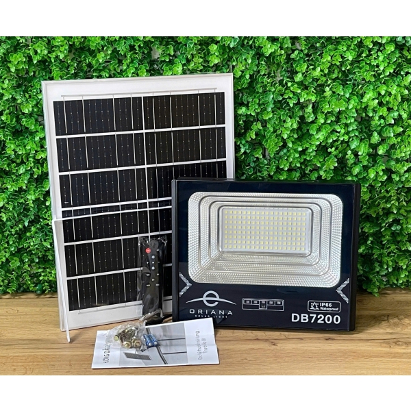 Đèn Pha Năng Lượng Mặt Trời ORIANA DB-7200 (200W)