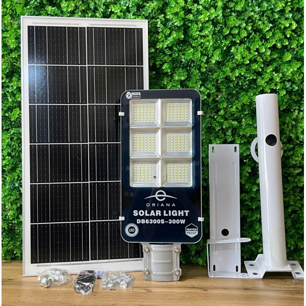 Đèn Đường Năng Lượng Mặt Trời ORIANA DB6300S (300W)