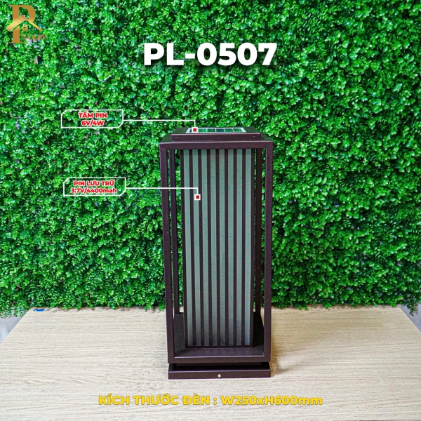 Đèn Trụ Cổng Tháp Vuông ORIANA SL-0507 (W200×H400)