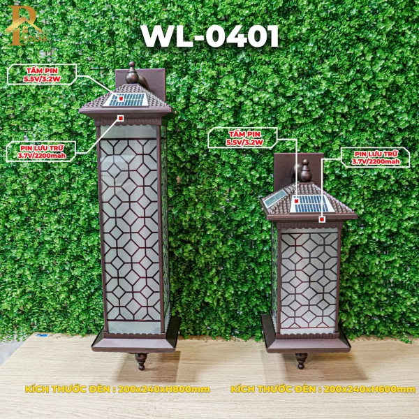 Đèn Treo Tường Mái Chùa ORIANA WL-0401 (200x240xH800)