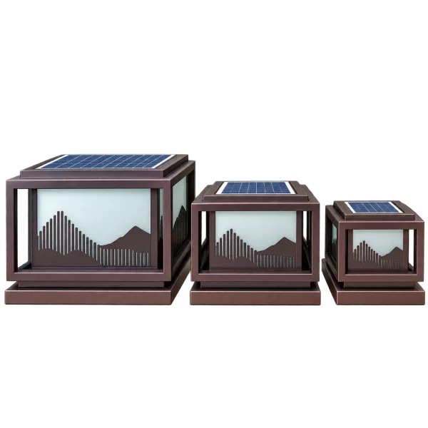 Đèn Trụ Cổng Vuông ORIANA PL-0113 (380x380xH300)