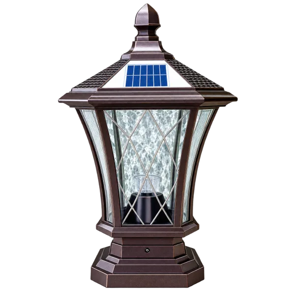 Đèn Trụ Cổng Tháp Mái Chùa ORIANA PL-0213 (230x230xH420)