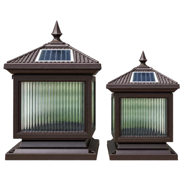 Đèn Trụ Cổng Mái Chùa ORIANA PL-0305 (250x250xH350)