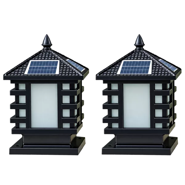 Đèn Trụ Cổng Mái Chùa ORIANA PL-0313 (300×300×H380)