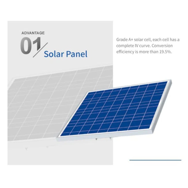 Đèn đường năng lượng mặt trời 56W Blue Carbon BCT-OLK2.0P