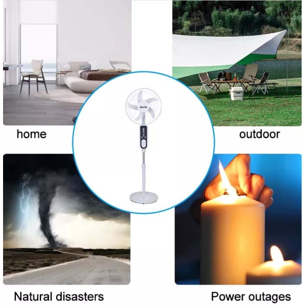 Quạt Năng Lượng Mặt Trời Blue Fan (20W)