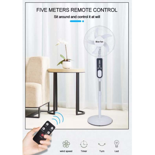 Quạt Năng Lượng Mặt Trời Blue Fan (20W)