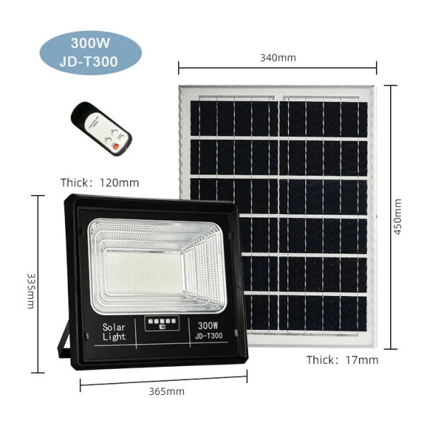Đèn Pha Năng Lượng Mặt Trời JINDIAN JD-T300 (300W)