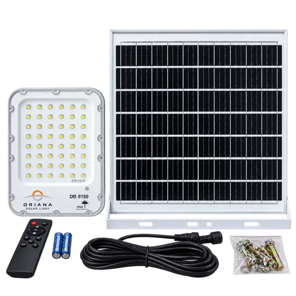 Đèn Pha Năng Lượng Mặt Trời ORIANA DB-8150 (150W)