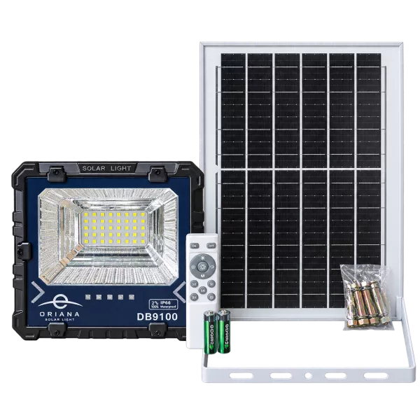 Đèn Pha Năng Lượng Mặt Trời ORIANA DB-9100 (100W)